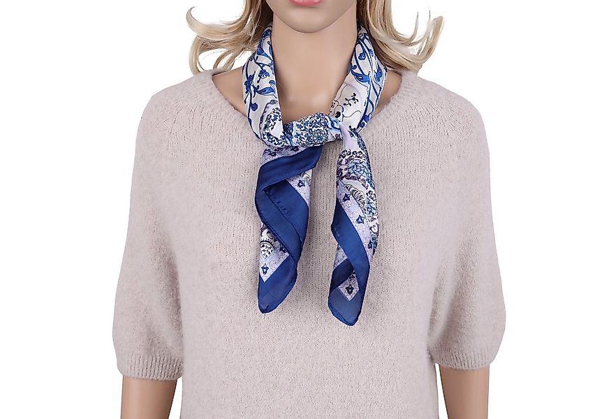 MIRROSI Nickituch Vierecktuch ca. 70x70cm wunderschöne Mustern, Damen Halst günstig online kaufen