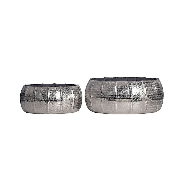 FINEBUY Blumentopf (Blumenschale 2er Set Metall günstig online kaufen