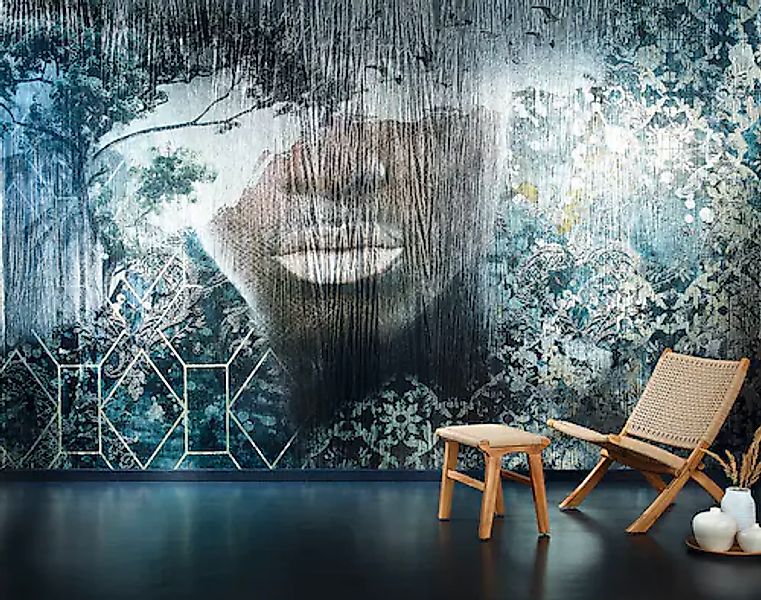 Marburg Fototapete »Papis«, 3D-Optik-Kunst, 3D moderne Tapete für Wohnzimme günstig online kaufen