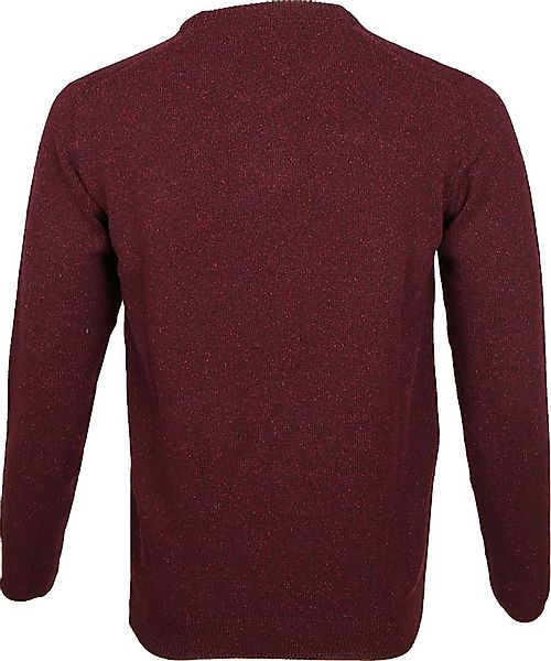 Barbour Tisbury Pullover Wolle Bordeaux - Größe M günstig online kaufen