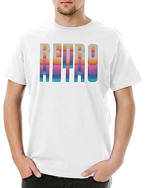 Urban Backwoods Print-Shirt Retro Typo Herren T-Shirt Vintage Oldschool 80i günstig online kaufen