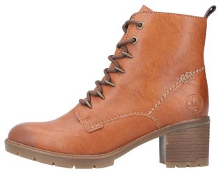 Rieker Schnürstiefelette, Schnürboots, Blockabsatz, mit Innenreißverschluss günstig online kaufen