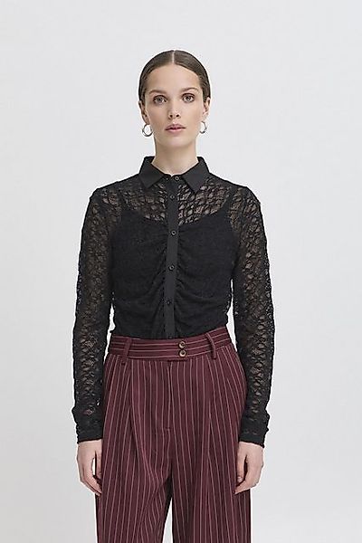 Ichi Hemdbluse IXLACEY elegante Bluse in Spitzen-Optik günstig online kaufen