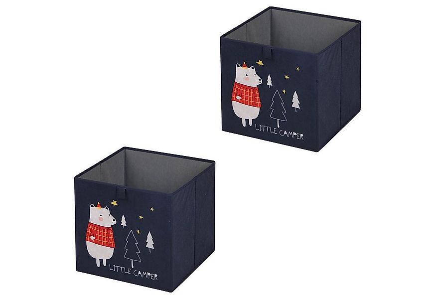 IDIMEX Aufbewahrungsbox BEAR-2 (Set), Regalbox für Kinderzimmer, 2er Set Au günstig online kaufen