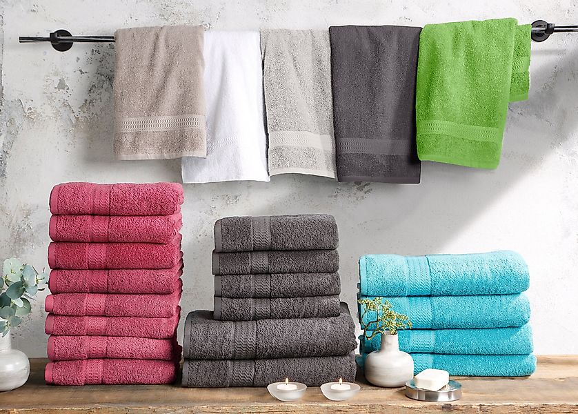my home Duschtücher Juna, als Set günstig online kaufen