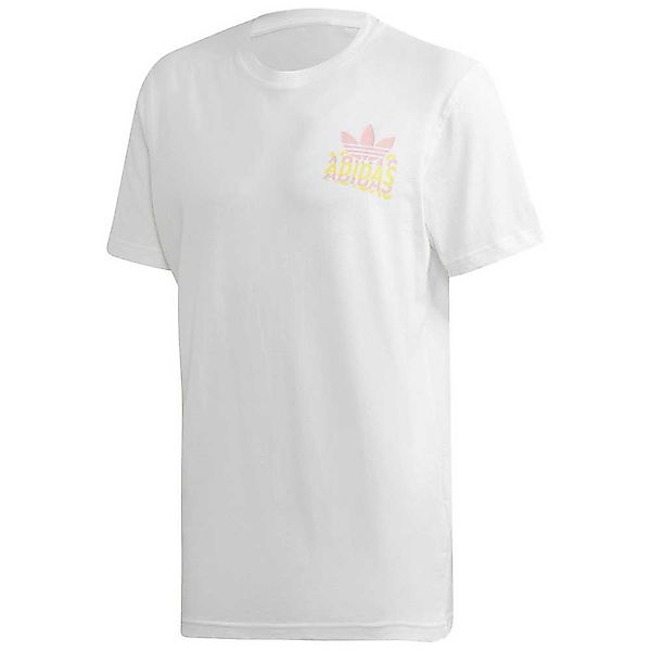 Adidas Originals Multi-fade Embroidered Kurzärmeliges T-shirt M White günstig online kaufen