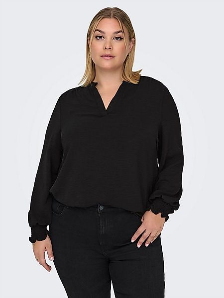 ONLY CARMAKOMA Shirtbluse CARMETTA LIFE V-NECK TOP WVN NOOS günstig online kaufen
