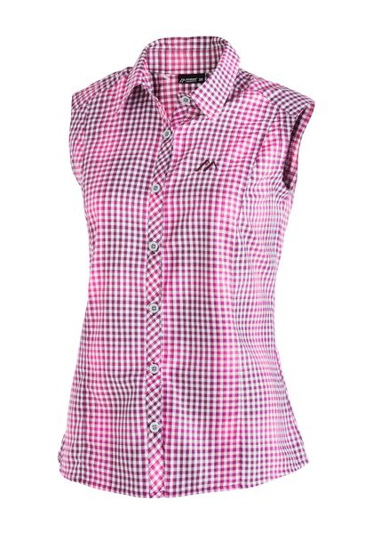 Maier Sports Funktionsbluse "Paloma" Karierte, ärmellose Bluse für Wandern, günstig online kaufen