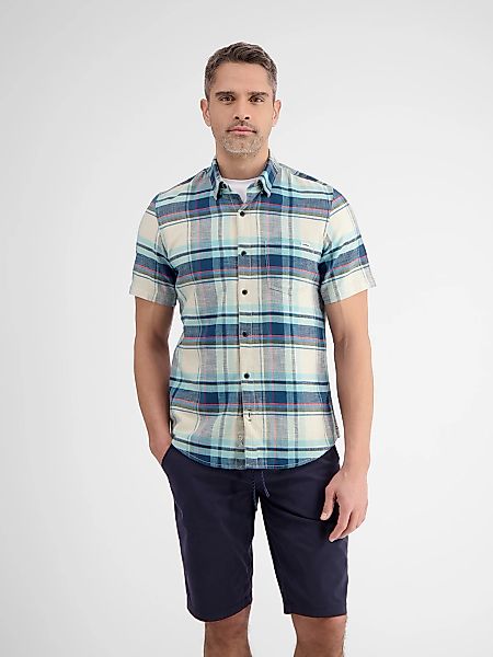 LERROS Kurzarmhemd "Halbarmhemd mit Karomuster" günstig online kaufen