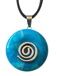 Steinfixx® Lange Kette echter Edelsteindonut 30 günstig online kaufen