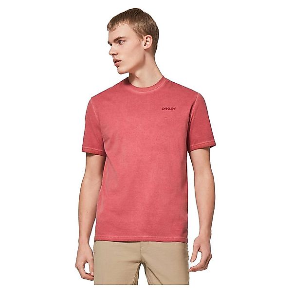Oakley Apparel Overdyed B1b Logo Kurzärmeliges T-shirt XL Iron Red günstig online kaufen