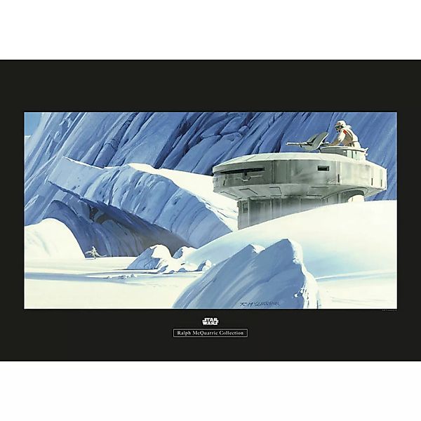 KOMAR Wandbild - Star Wars Classic RMQ Hoth Echo Base - Größe: 70 x 50 cm m günstig online kaufen