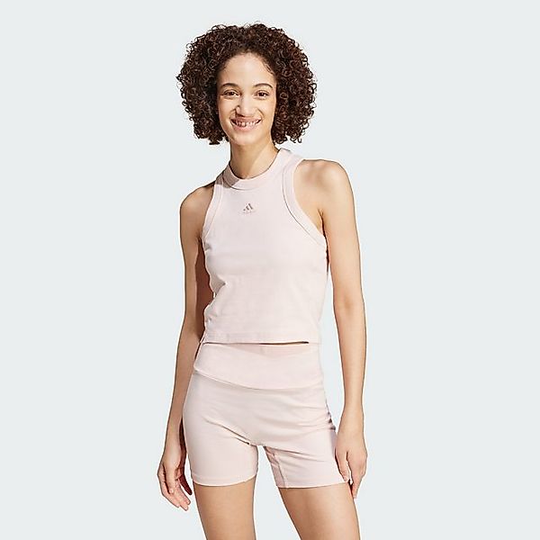 adidas Sportswear Tanktop LOUNGE RIBBED CROP TANKTOP günstig online kaufen