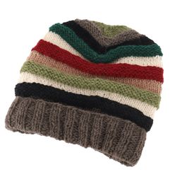 Guru-Shop Strickmütze Wollmütze aus Nepal, handgestrickte günstig online kaufen