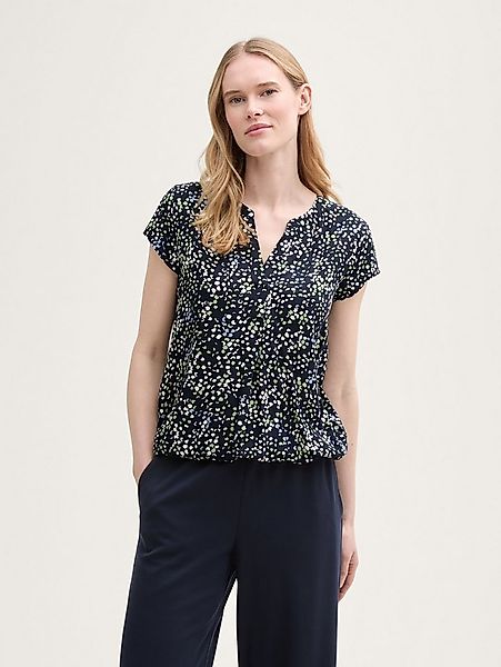 TOM TAILOR Blusentop Blusen & Shirts Bluse mit Muster günstig online kaufen