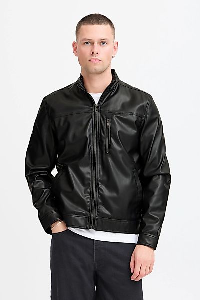 Blend Lederjacke "BHELON" ohne Kapuze Moderne Kunstlederjacke mit Taschen günstig online kaufen