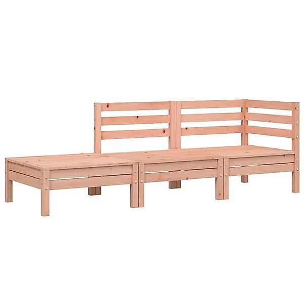 vidaXL Gartensofa 3-Sitzer Massivholz Douglasie 838045 günstig online kaufen