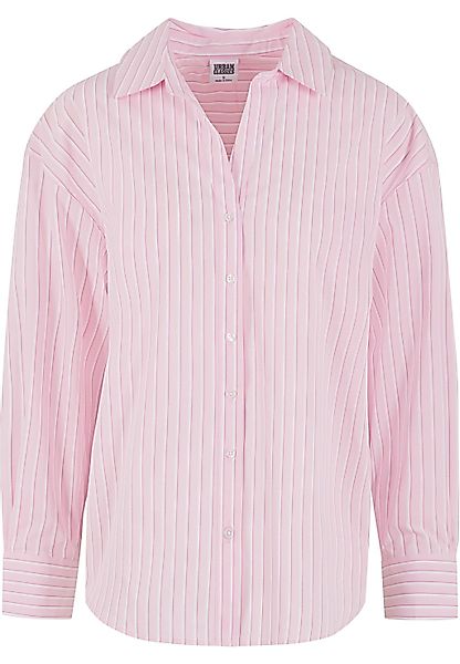 URBAN CLASSICS Klassische Bluse "Urban Classics Ladies Oversized Striped Bl günstig online kaufen