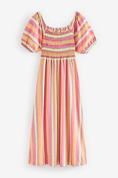 Next Midikleid Puffärmel-Midikleid mit Karree-Ausschnitt, Petite (1-tlg) günstig online kaufen
