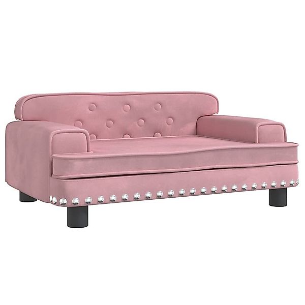 vidaXL Tierbett, Hundebett Rosa 70x45x30 cm günstig online kaufen