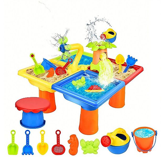 CLTYQ Sandform-Set 4 IN 1 Sand Wasserspieltisch, Schneespielzeug Strandspie günstig online kaufen