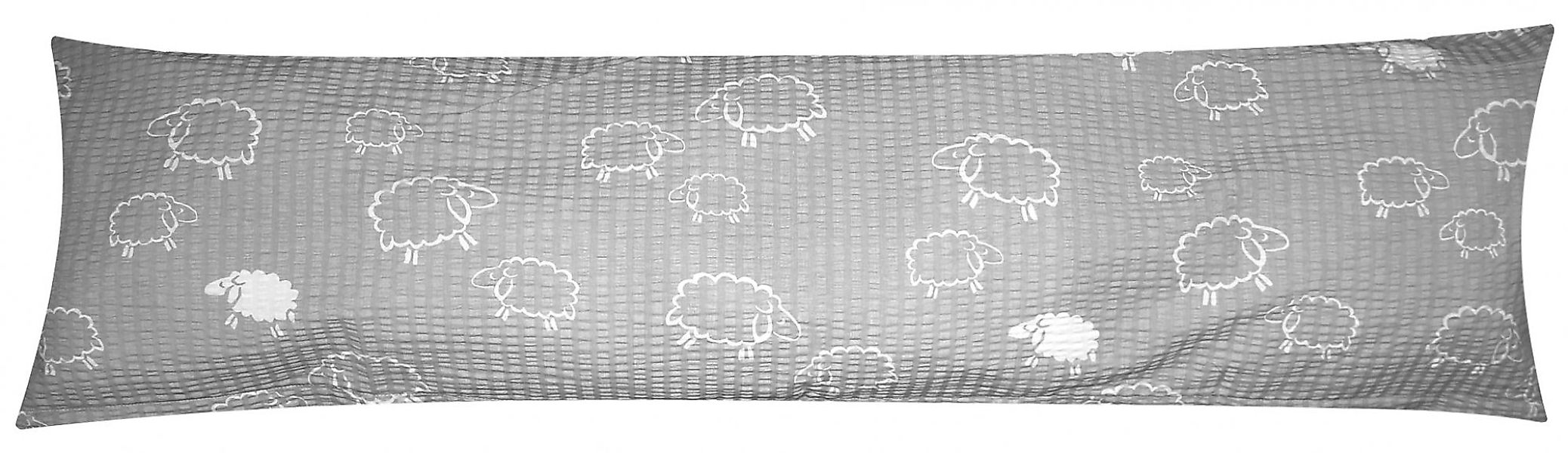 Heubergshop Seitenschläferkissenbezug, (1 Stück), Seersucker 40x145cm günstig online kaufen