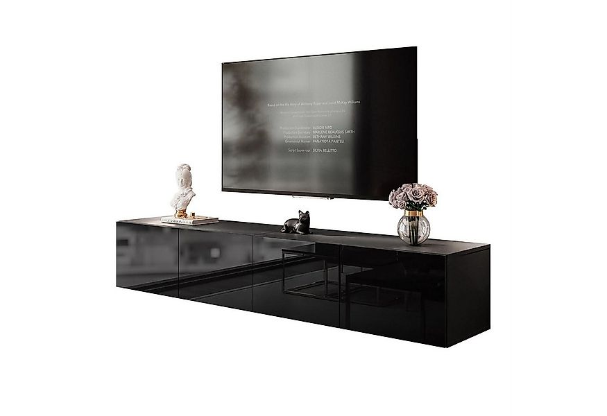 yourhouse24 Lowboard NOISY 200 cm TV-Schrank hängend mit LED & Push-to-Open günstig online kaufen
