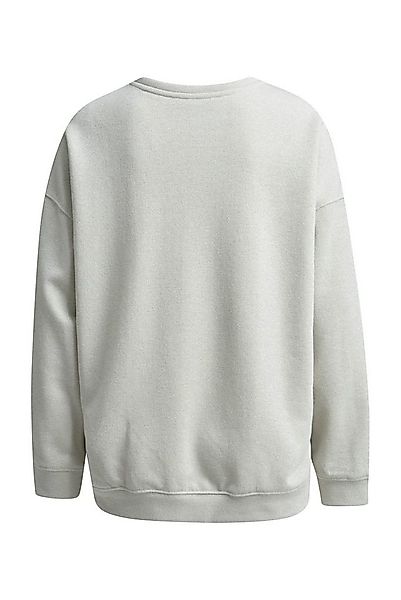 Smith & Soul Sweater METALLIC SWEATSHIRT VN SILVER GREY günstig online kaufen