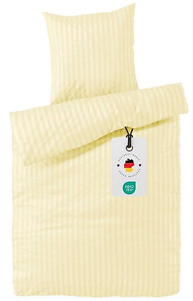 Carpe Sonno Bettwäsche Damast 135x200 155x220 Hochwertige Hotel Baumwoll Be günstig online kaufen