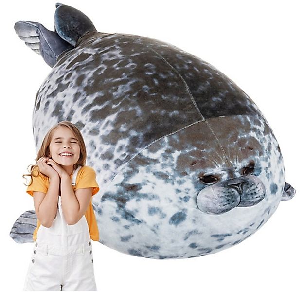 KRUZZEL Kuscheltier Stofftiere Robbe Kuscheltier (Spar-Set, kuschelig), wei günstig online kaufen