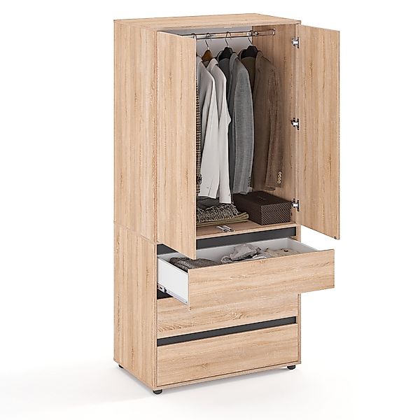 KOMTO Garderobenschrank CUBE 60-90 cm Mit günstig online kaufen