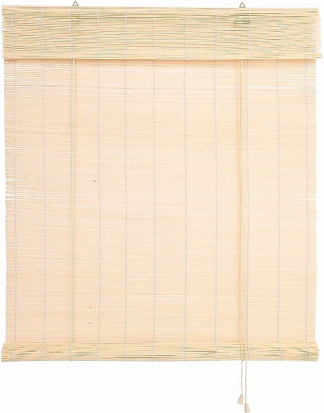 Liedeco Seitenzugrollo "Bambus" Lichtschutz Bambusrollo günstig online kaufen