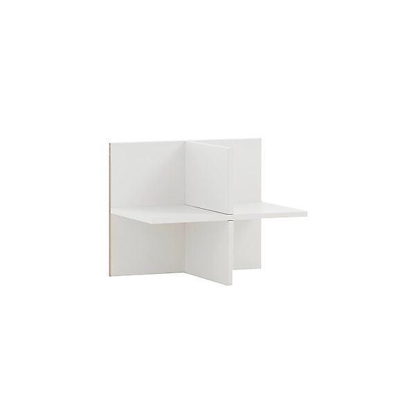 PROREGAL Regalkreuz Pigeon HxBxT 38,4 x 47,5 x 32,8 cm Weiß günstig online kaufen