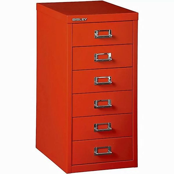 Bisley Beistellschrank MultiDrawer Schrank aus Stahl, 6 Schubladen, ohne So günstig online kaufen