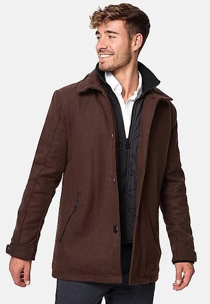 Indicode Wintermantel Herren Brittany Mantel Winter Herrenmantel mit wattie günstig online kaufen