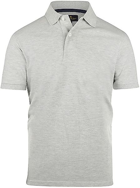 Steppin' Out Poloshirt Piqué Classic Melange Grau - Größe 3XL günstig online kaufen