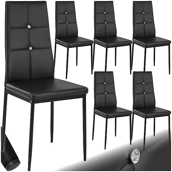 tectake Esszimmerstuhl Set Esszimmerstuhl (Set, 6 günstig online kaufen