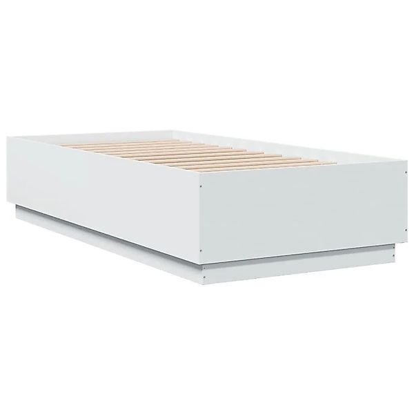 vidaXL Bettgestell Weiß 75x190 cm Holzwerkstoff 3209758 günstig online kaufen