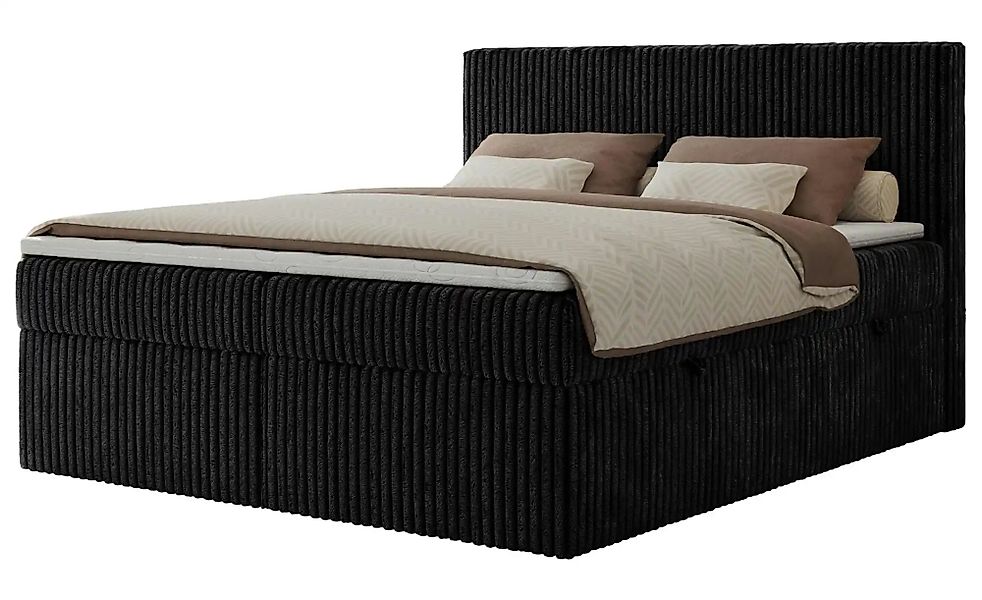 Boxbett mit Bettkasten Tiliano ¦ schwarz ¦ Maße (cm): B: 204 H: 119 Betten günstig online kaufen