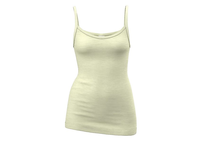 HERMKO Achseltop 40560 Merinowole/Tencel Trägerhemd Spaghettiträger tempera günstig online kaufen
