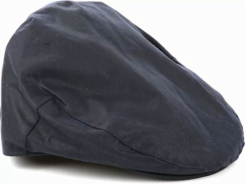 Barbour Wax Flat Cap Dunkelblau - Größe L günstig online kaufen