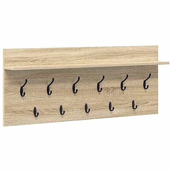 vidaXL Regal Wandmontierter Kleiderständer Sonoma Eiche günstig online kaufen