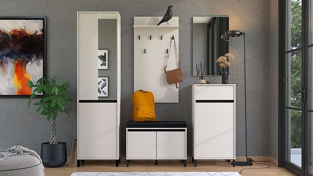 Home affaire Garderoben-Set Arran Flurmöbel, Dielenmöbel, Flurschrank, Flur günstig online kaufen