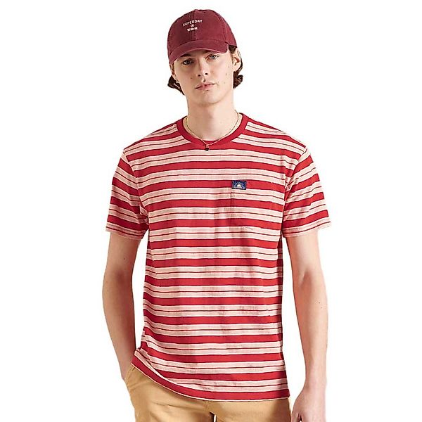 Superdry Cali Surf Relaxed Fit Kurzarm T-shirt M Red Multi günstig online kaufen