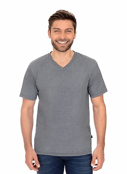Trigema T-Shirt "TRIGEMA V-Shirt DELUXE Baumwolle" 1 Stk. günstig online kaufen