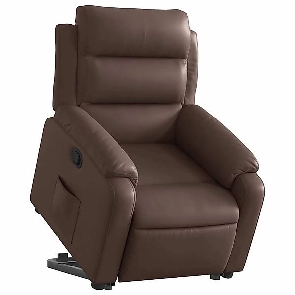 vidaXL Relaxsessel mit Aufstehhilfe Braun Kunstleder 3205044 günstig online kaufen