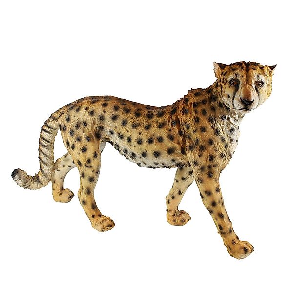 colourliving Tierfigur Lebensechte Gepard Figur stehend günstig online kaufen