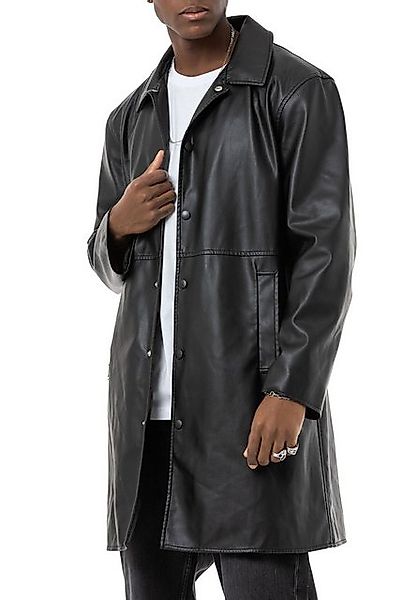 RedBridge Lederimitatjacke Red Bridge Herren Kunstleder Jacke lang Mantel S günstig online kaufen