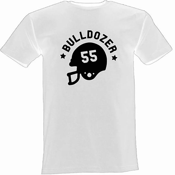 Lustige & Witzige T-Shirts T-Shirt T-Shirt Bulldozer Nr. 55 Fun-Shirt Party günstig online kaufen