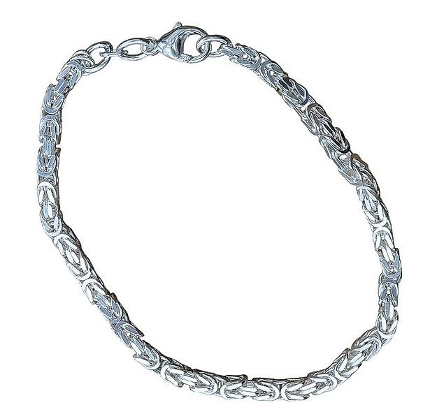 HOPLO Silberarmband Silberkette Königskette Länge 19cm - Breite 3,5 mm - 92 günstig online kaufen